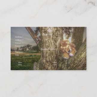 Tarjeta De Visita El león y el leopardo son amigos