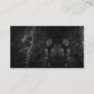 Tarjeta De Visita El líquido de acrílico abstracto de Halloween