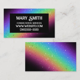 Tarjeta De Visita El lujoso arcoiris