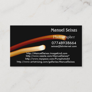 Tarjeta De Visita El Manuel Seixas
