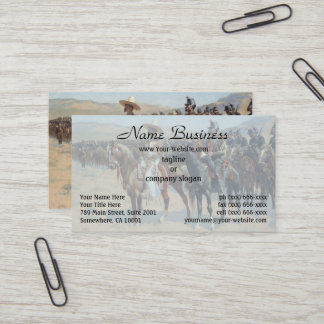 Tarjeta De Visita El Mayor Mexicano de Frederic Remington