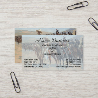 Tarjeta De Visita El mayor mexicano por Frederic Remington