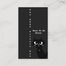 Tarjeta De Visita El mejor detective privado Ninja