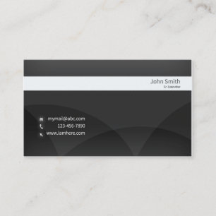 Tarjeta De Visita El negocio, 3,5" x 2,25", 100 embala, Gray_White