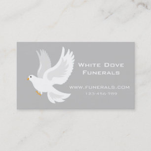 Tarjeta De Visita El negocio de los servicios funerarios de diseño 