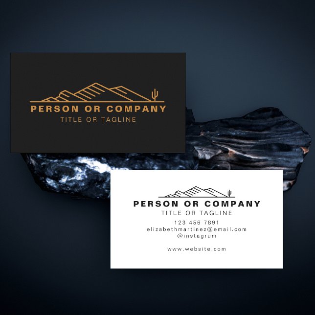 Tarjeta De Visita El Paisaje De Los Cactus De Arizona O La Modernida (Subido por el creador)