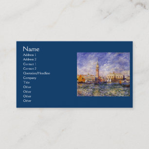 Tarjeta De Visita El palacio de los perros de Renoir