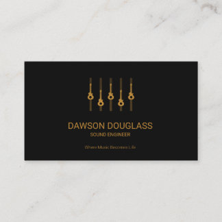 Tarjeta De Visita El panel profesional elegante simple del