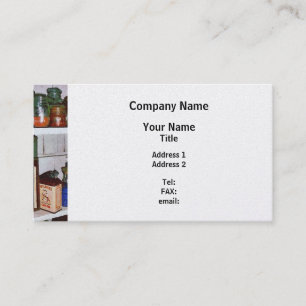 Tarjeta De Visita El Pantry - Fin platino