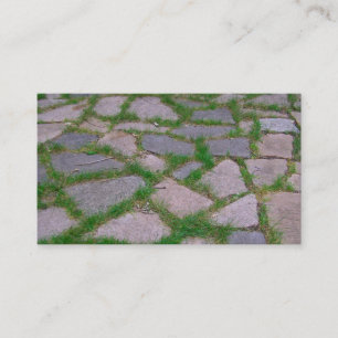 Tarjeta De Visita El patio de piedra del mosaico empiedra el modelo