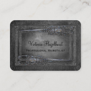 Tarjeta De Visita El pequeño doble del londinense Scissors alrededor