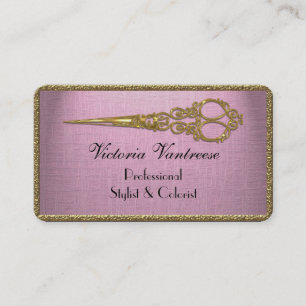 Tarjeta De Visita El pétalo Velmont de Elles Scissor al profesional