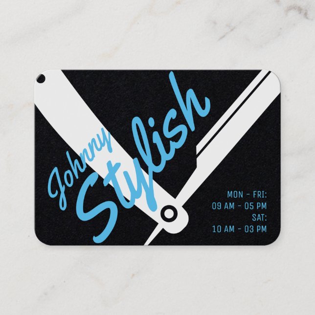 Tarjeta De Visita El profesional clásico destaca por su negro (Anverso)