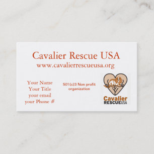 Tarjeta De Visita El rescate de los caballeros persigue afuera