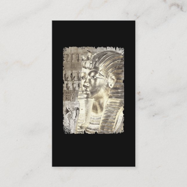Tarjeta De Visita El rey egipcio Tut Pharaoh Tutankhamun Wall Art (Anverso)