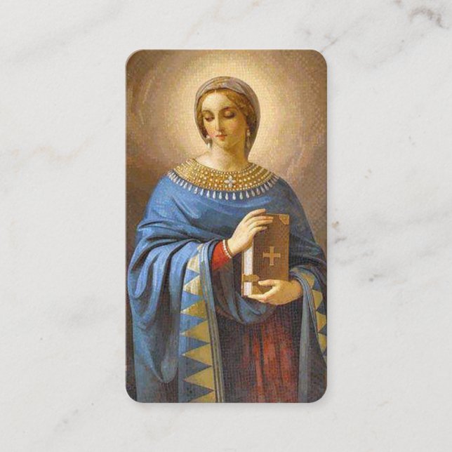 Tarjeta De Visita El rezo carda St. Anastasia del | (Anverso)