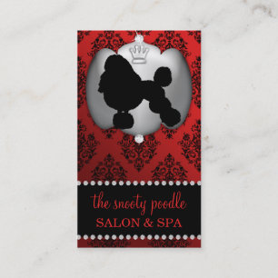 Tarjeta De Visita El rojo de la sangría Jeweled la