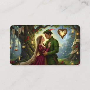 Tarjeta De Visita El Romance Legendario del Bosque de Sherwood Marca