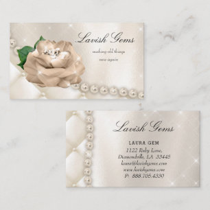 Tarjeta De Visita El rosa elegante del planificador de la boda de la