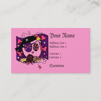 Tarjeta De Visita El sisar en rosa