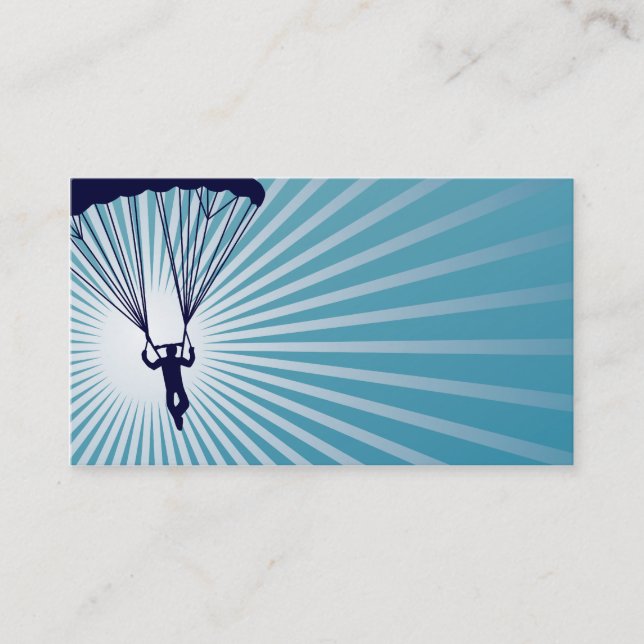 Tarjeta De Visita el skydiving altísimo (Anverso)