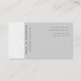 Tarjeta De Visita El suizo puntea nervioso profesional elegante de