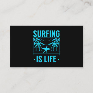 Tarjeta De Visita El Surfing Es La Vida