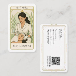 Tarjeta De Visita El Tarot de la Piel del Med Spa Injector en Redes 