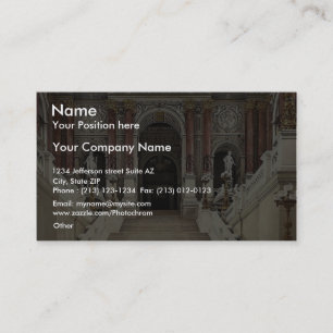 Tarjeta De Visita El teatro de la ópera, interior, Viena,