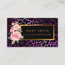 El tigre floral moderno de lujo añade tu texto