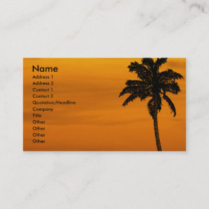 Tarjeta De Visita El tropical
