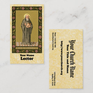 Tarjeta De Visita El venerable Beda predicando (P 008)