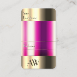 Tarjeta De Visita El vidrio de oro puro puede hacer que los fluidos 