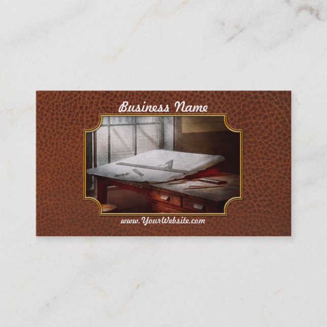 Tarjeta De Visita Elaboración - antes de ordenadores existió (Anverso)