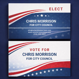 Tarjeta De Visita Election Campaign Professional