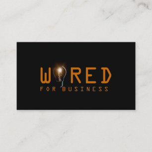 Tarjeta De Visita Electric, Electrician, Business Card