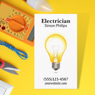 Tarjeta De Visita Electrician Handyman
