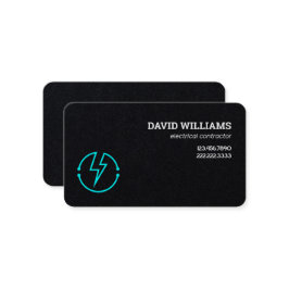 Tarjeta De Visita Electrician Premium