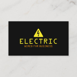 Tarjeta De Visita Electricidad eléctrica