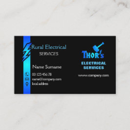 Tarjeta De Visita Electricidad, electricistas rurales de la casa