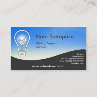 Tarjeta de visita Electricista