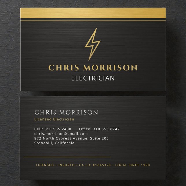 Tarjeta De Visita Electricista (Subido por el creador)