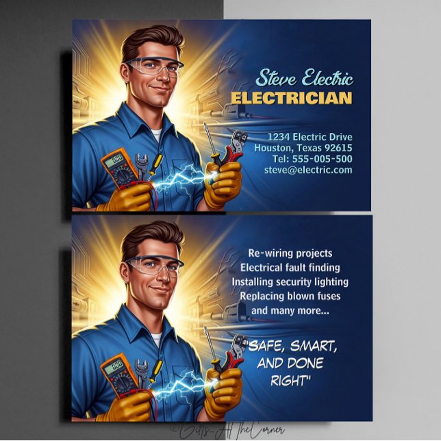 Tarjeta De Visita Electricista  (Subido por el creador)