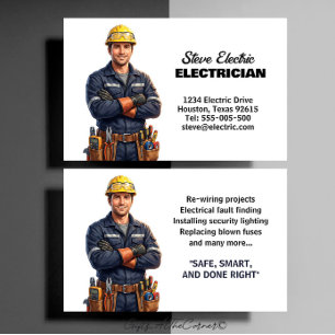 Tarjeta De Visita Electricista 