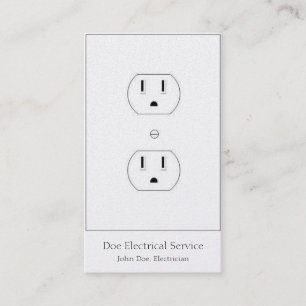Tarjeta De Visita Electricista/contratista