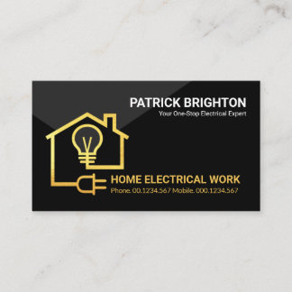 Tarjeta De Visita Electricista de cableado del circuito eléctrico re