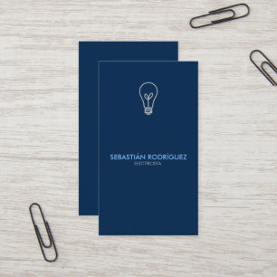 Tarjeta De Visita Electricista - Electricista Personalizado