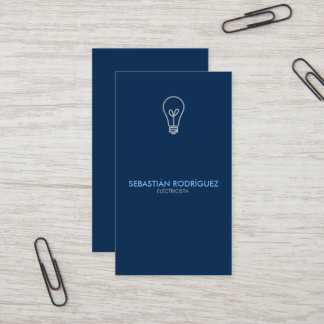 Tarjeta De Visita Electricista - Electricista Personalizado