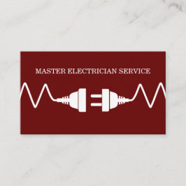 Tarjeta De Visita Electricista moderno de Guay
