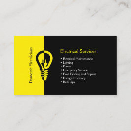 Tarjeta De Visita Electricistas nacionales